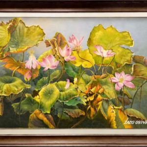tranh hoa sen