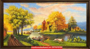 Tranh phong cảnh châu âu đẹp nhất SN45