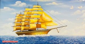 Tranh thuận buồm xuôi gió SN28