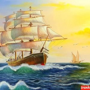 Tranh thuận buồm xuôi gió phòng khách SN27