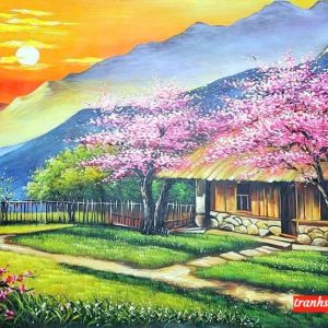 Tranh phong cảnh tây bắc tranh vẽ ý nghĩa SN110