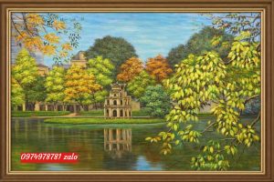 tranh ho guom ha noi