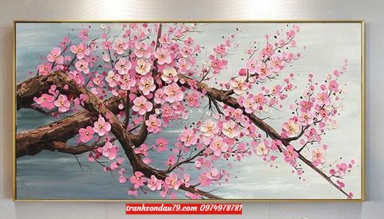 tranh hoa dao